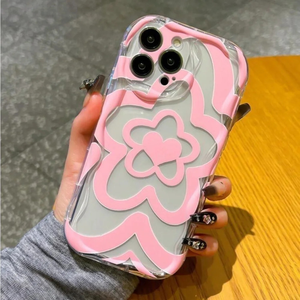 ⚠️Clearance iPhone 13 Pro/Pro Max Cute Pink Phone Case